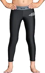 [Elite Sports] Youth Boys Kids Athletic Compression Pants Legging Spat Tight Base Layer BJJ Basketball Soccer Sports Training