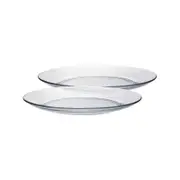 Duralex 12pc Lys Glass Dinner Plates Set - 28cm