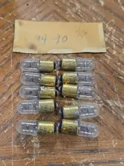 10 - GE General Electric 1490 Miniature Vtg Lamp Light bulbs Bayonet Base 3.2v