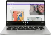 HP 14” Chromebook, Intel Pentium Silver N6000, 14-inch FHD Display, 4GB LPDDR4x RAM, 64GB eMMC Storage, Wi-Fi 5, Bluetooth 5.0, USB-C, HDMI 2.1, Forest Teal, ChromeOS, 9U9X6PA