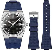 [EMAIGlPLO] Convex Strap fit for Tissot PRX Series T137.407/T137.410 Super Player 40mm Rubber Silicone Quick Release Watch Band Bracelet 12mm