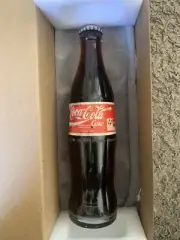 Extremely Rare Danish 1990 Italia FIFA World Cup Sealed Coca Cola Bottle