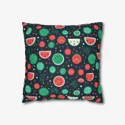 Watermelon Bliss Pillowcase, Abstract Fruit Design, Refreshing Home Decor