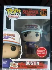 2022 Funko Pop Dustin #1249 Stranger Things GameStop Exclusive