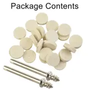 Polishing Polishing Wheels Buffing Pad Wheel+2x Mandrel For Rotary Tool 38mm