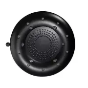 Brondell Nebia Corre Four-Function Fixed Shower Head, Matte Black New
