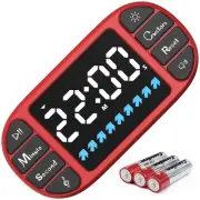 Digital Kitchen Visual Timer: 3.6'' Large LED Display, Magnetic, 3 Brightness...