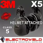 3M X5 Peltor Helmet Mounted Earmuffs Ear Muffs Hard Hat Cap Mount Class 5 X5P3EG