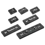 Camera Plate Fast Mount PU Plate for DSLR Camera Tripod Accessory