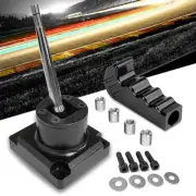 Megan Short Throw Shifter+Black Pistol Grip/ Knob For 93-95 Mazda RX-7 FD35 MT (for: Mazda)