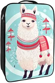 [YTYVAGT] Shoe Bags for Travel,Travel Shoe Bags for Packing,Shoe Travel Bag,White Camel with Christmas Red Scarf