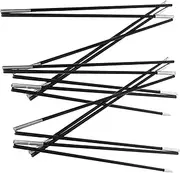 ifundom 2 Pcs Replacement Tent Poles Durable Rods for Outdoor Camping Quick Assembly Support Frame for Hiking and Trekking Reliable Shelter