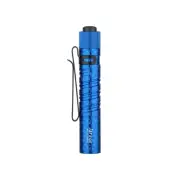 Olight I3T EOS Pinwheel Blue 180 Lum. Slim Tail Switch Flashlight w/1 AAA Batter