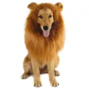 Pet Costume Lion Manes Wig For Dog Big Dogs Hair Halloween Fancy Dress Up Party Large