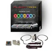 RGB Angel Eye LED Halo kit with IR Remote for 2012-2015 Honda Civic Headlights (for: Honda)