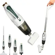Cordless Vacuum Cleaner, High Power Stick Handheld Vacuum with Strong Suction, Rechargeable & Portable, Large Dust Bin, Multi Brush Configuration, for Home Car Pet Hair