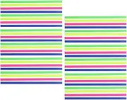 TEHAUX 6 Pack Labels Teacher Tape for Books Highlighter Tape Office Annotation Supplies Safe Reusable Highlight Strips