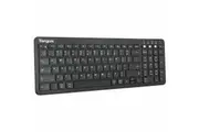 Targus AKB863US Keyboard - English (US) - Black - Bluetooth - 5.1 - Windows, macOS - Desktop Computer, MAC - AAA Battery Size Supported