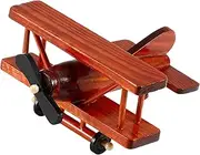 ABOOFAN Retro Wooden Airplane Model Vintage Wood Plane Ornament for Home Decor Unique Collectible Aircraft Decoration for Desk Rustic Craftsmanship for Aviation Enthusiasts