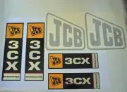 JCB Decals 3CX Stickers 3CX Decal Kit Backhoe Loader Decal Set