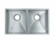 770x450x215mm ACA 1.2mm Handmade Top/Undermount Double Bowls Kitchen Sink