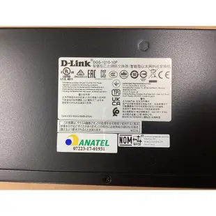 D-LINK DGS-1210-10P 8 port PoE Gigabit網管型交換器超高速乙太網路交換器switch