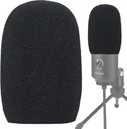 YOUSHARES Foam Mic Windscreen - Wind Cover Pop Filter Compatible with Fifine USB Microphone (669B) for Recording and Streaming