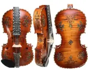 Deluxe fancy Norwegian fiddle 4/4 violin (4*4)of profession concert #8741