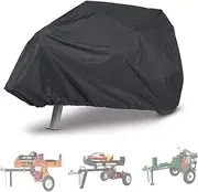 BOSKING Patio Waterproof Log Splitter Cover 83"x45"x39" Heavy Duty Logging Separator Cover Weather-Resistant Storage Cover for 15-37-Ton Gas Log Splitter - Black