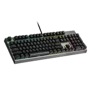 NEW Cooler Master CK350 Keyboard MECHANICAL switch BROWN English Hebrew RGB LED