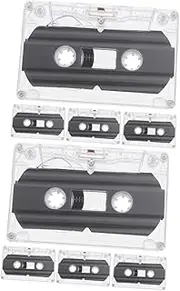 Yardenfun 8 Pcs Blank Audio Tape Cassette Tape Music Recordable Cassette Tapes Empty Cassettes Cassette Tape Blank Empty Cassette Tape Blank Cassettes Cassette Tapes for DIY Cassette Blank