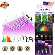 Full Spectrum LED Grow Light with Dual Switch for Hydroponics - 12" Long