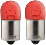 cyclingcolors Rouge 24 V BA15S 10 W Light Bulb Car Motorcycle Moped Scooter Tractor Truck Van Set of 2