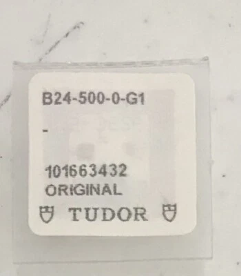 Genuine Tudor 24-500-0 Stainless Steel Crown Movement Part - New Sealed Package