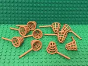 Lego 10 Medium Nougat Mini Figures Small Meshed Utensil Net (medium Dark Flesh)