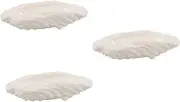 Sushi Serving Plate Unique Ceramic Oyster Shell Design Dinner Plates for Appetizers Snacks Desserts for Parties Weddings and Housewarmings