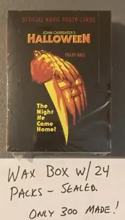 Fright-Rags HALLOWEEN 2019 TRADING CARDS WAX BOX ONLY 300 EXIST! RARE! AUTO!