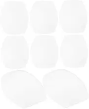 HAWILLOSCH 4 Pairs Removable Pads Sponge Inserts for Yoga Sports and Everyday Wear Lightweight Breathable Breast Pads Provides Natural Shape Coverage for Bras Bikinis Swimsuits