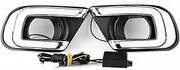 LED DRL Daytime Running Light Fog Lamp Assembly with Turn Signal Accessories Compatible With Dodge Compatible with Journey 2013 2014 2015 2016 2017