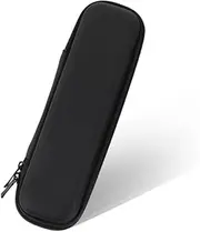 AKSIQIOL Hard Shell Pencil Case, EVA Durable Waterproof Stylus Pen Case, Small Zipper Storage Bag for Executive Pens, Stylus, and Data Cables (Black), Black, One Size, fashion