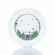 Fiesta® 10.5" Round Dinner Plate | Christmas Whimsy (White)