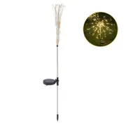 Catzon Solar Fireworks Lights 180 LED 8 Modes for Christmas Yard Decor-Warm Light