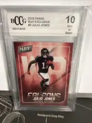 2018 Panini MJH Exclusive JULIO JONES Card #3 BCCG 10 (BGS) Mint or Better