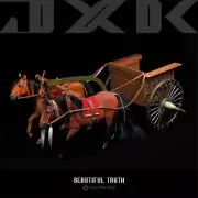 JXK 1/6 Warring States War Chariot Model Horse Soldier Accessory Kids Gift Toy