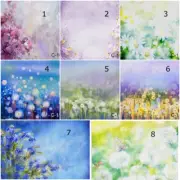 Our Dreamy Series, Newborn Floral Floor Vinyl Backdrop, Honey Dew Props
