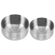 2 Pcs Cocktail Shaker Lid Seal for Cocktails Barware Utensils Bartending Gear