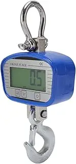 Digital Crane Scale, 1500kg 3300lb LCD Backlit Industrial Hanging Scale with Remote Control, High Precise Heavy Duty Weight Scale for Farm, Deer, Livestock, Big Hoist