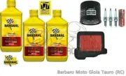 Bardahl 15W50 Oil Filter Spark Plugs Yamaha MT09 Tracer 900 2015 2016