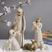 6-piece nativity set Born Scene Willow-Tree figure NEW DE O5Y4 J7B4 F6Z1