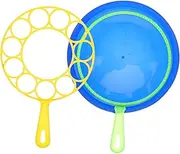FOYTOKI 1 Set Large Bubble Wand Set with Tray Outdoor Bubble Maker for Party Favors for Weddings Birthdays Beach Vacations Material